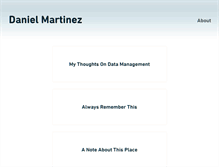 Tablet Screenshot of mdmartinez.com